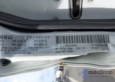 2016 Chrysler 300 300S Alloy Edition из США, поврежденный, VIN 2C3CCABG9GH324921